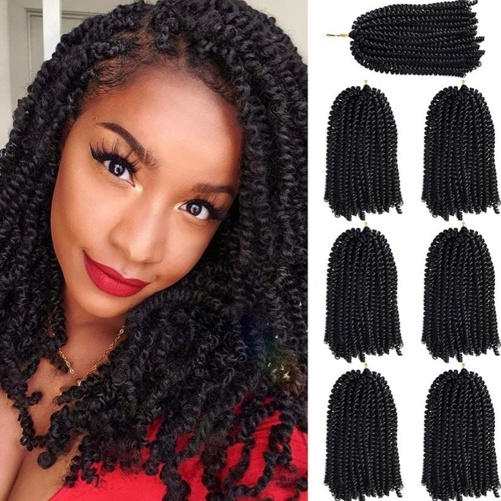 7 Packs Spring Twist Hair 8 Inch